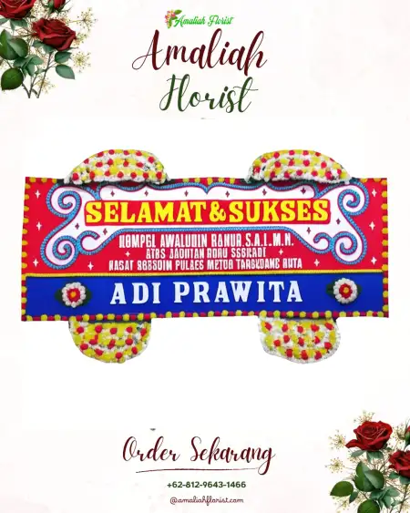 Papan Bunga Ucapan Selamat Tluwah